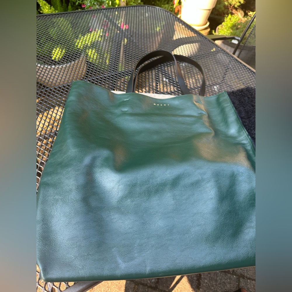 Marni Green and Black Tote Bag - Picture 10 of 13